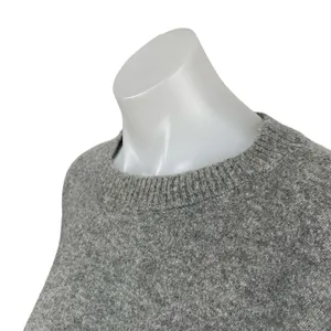 Zara Women's Gray Knit Crew Neck Long Sleeve Sweatshirt Sweater Top Size M thumbnail 2