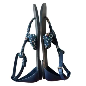 Tory Burch‎ Miller Scarf Sandals Navy Floral Ankle Strap 8 thumbnail 8