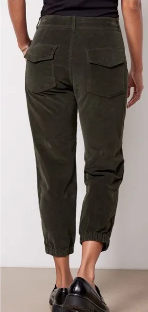Citizens of Humanity - Baby Cord Agni Utility Pant - Seaweed - size 28 thumbnail 1