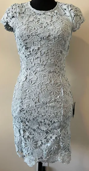 Lulus Floral Lace Short Dress thumbnail 1