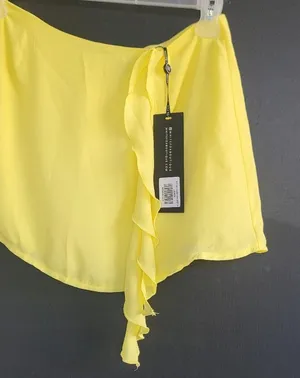 NWT! White Fox Yellow Lemon The Last Goodbye Mini Skirt M thumbnail 7