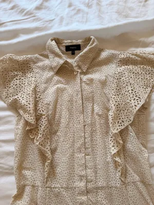 Theory Nova Cream dress thumbnail 2
