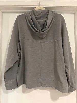Nike Light Gray Women's Pullover Hoodie thumbnail 7