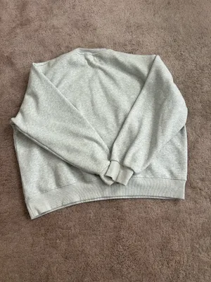 Parke Heather Grey Crewneck Sweatshirt Navy Logo L/XL thumbnail 7