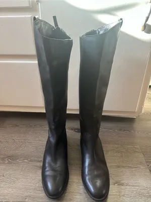 Sam Edelman Black Leather Tall Riding Boots thumbnail 2