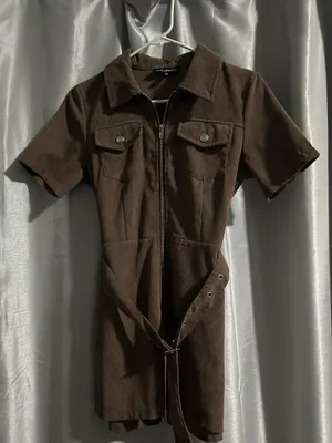 Brown Woman’s Romper Size XS thumbnail 1