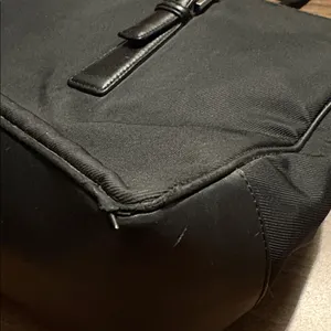 Coach Classic K1K 7434 Vintage Black Twill & Leather Carryall Bag thumbnail 11