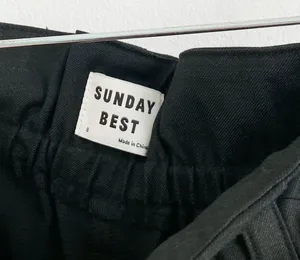 Aritzia Sunday Best Black Aki Paperbag High Rise Shorts thumbnail 5