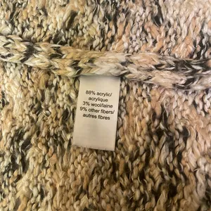 Maurices wool blend open knit cardigan sweater women’s size large thumbnail 5