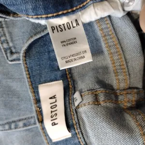 Pistola distressed cuffed high rise shorts thumbnail 3