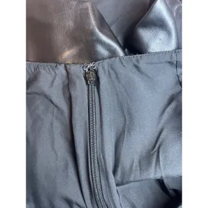 Abercrombie & Fitch Vegan Leather Skort Black High Rise Mini Skirt Shorts M thumbnail 7