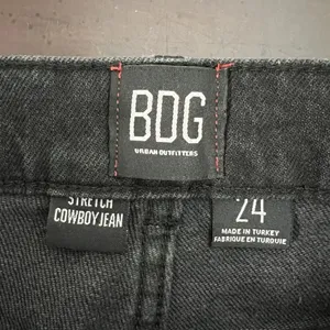 BDG‎ Cowboy Jeans Black Stretch Denim Straight Leg High Rise Women's Size 24 thumbnail 8