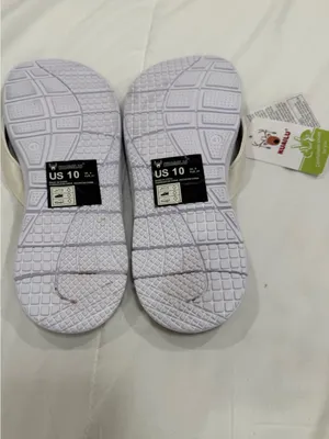 NWT KuaiLu Arch Support Flip Flops White Strap Brown Yoga Mat Sandal Size 10 thumbnail 4