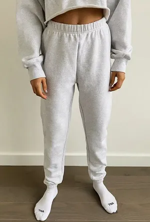 TNA The Cozy Fleece Grey‎ Jogger Pants XXS Lounge Casual Cozy thumbnail 1