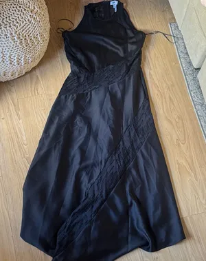 DKNY Asymmetrical Black Dress thumbnail 1