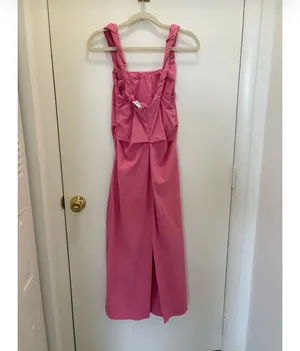 ZARA Hot Pink Maxi Dress thumbnail 4