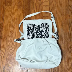 Marc by Marc Jacobs Classic Q Lil Ukita Leather shoulder‎ bag crossbody white thumbnail 3