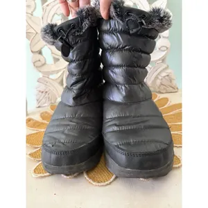 The North Face Womens‎ Thermoball Insulated Black Winter Snow Boots Sz 10 thumbnail 2