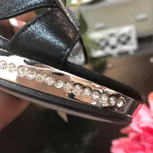 Cute black leather w/rhinestones & Blk jewels thumbnail 6