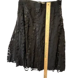 Mark‎ Shale Women's 10 Black Lace Skirt Floral Whimsigoth Goth Dark Academia thumbnail 8