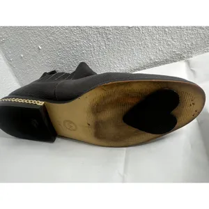 Michael Kors Chelsea boot with pebbled leather and stylish chain thumbnail 3