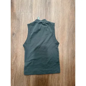 Skims Cotton Jersey Mock Neck Tank‎ Top Soot Dark Gray Womens XS Sleeveless thumbnail 2