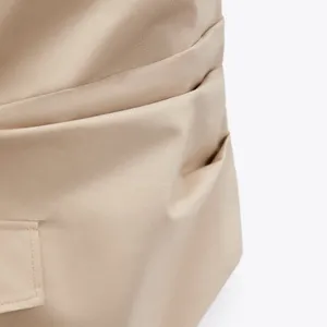 NWT Zara Woman Asymmetric Gabardine Top Bloggers Fav Size XS thumbnail 7
