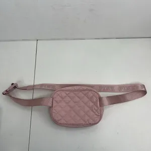 PINK Victoria's Secret Belt Bag Pink Quilted Logo Strap Fanny Pack Waist Bag thumbnail 7