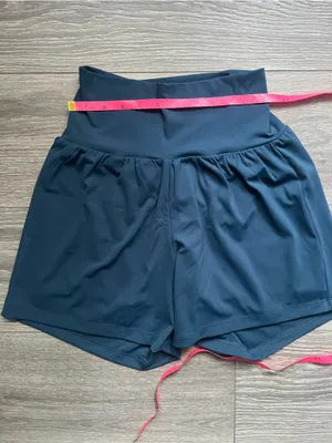 Halara Blue Layered Shorts Size S Run Walk Yoga Pilates Tennis Golf Workout Gym thumbnail 7