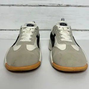 De Florance Cloudea Leather Sneakers Shoe Size 9.5 Cream Black Italy thumbnail 4