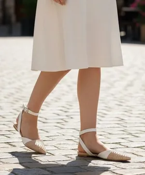 Sam Edelman Brina Ankle Strap Flats thumbnail 1