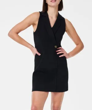 NWT Spanx The Perfect Vest Dress in Classic Black Size Small Classic Career New thumbnail 1