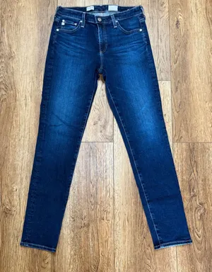 AG Adriano Goldschmied B-Type 02 Cigarette Jeans Dark Indigo 28x29 Slim Leg thumbnail 1
