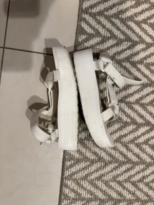 Teva White Platform Sandals thumbnail 2