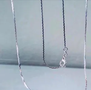 Brand New 18" Inches Sterling Silver Soft Bone Necklace thumbnail 4