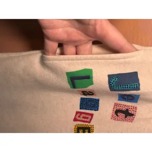 Vintage Havana Sweatpants S‎ Oatmeal Graphic Streetwear Joggers Y2K Patches thumbnail 4