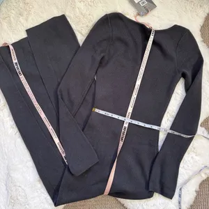 House of CB Cashmere Knit Maxi Sweater Dress S - Charcoal Grey thumbnail 4