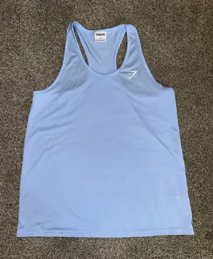Gymshark Training Tank Top in Worn Blue thumbnail 1