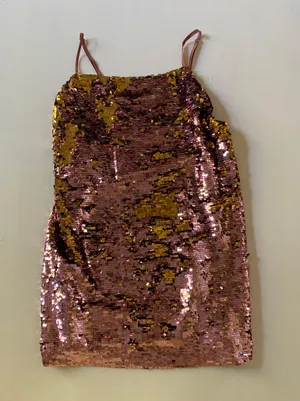 For Love And Lemons Sequin Changing Mini Dress thumbnail 4