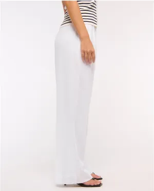 Abercrombie White Linen Pants thumbnail 2