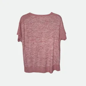 rag & bone New York Space Dye Short Sleeve Scoop Neck Knit Tee Top SZ L thumbnail 2