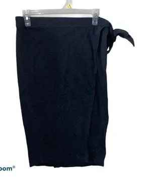 5/$30 🎈 Roxy see you goodbye women’s small‎ charcoal midi wrap skirt thumbnail 1