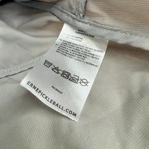 Erne Size Small The Highland Windbreaker Zinc Light Gray‎ Jacket Pickleball thumbnail 8