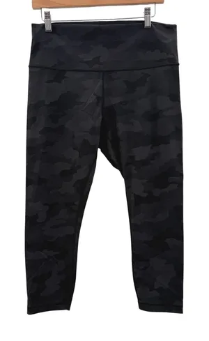 Lululemon Wunder Under Crop 23‎ Sz 12 Camo Full-On Luxtreme High Rise Leggings thumbnail 1