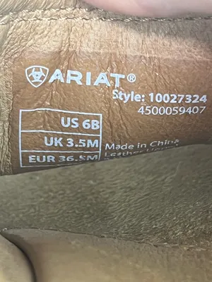 Ariat Women’s Leather Suede Slide Sandals Size 6B Brown Comfort Mule Western thumbnail 5