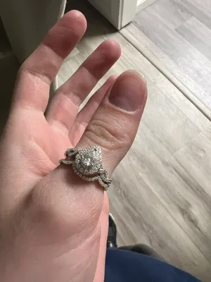Sterling Silver Moissanite  Ring thumbnail 2