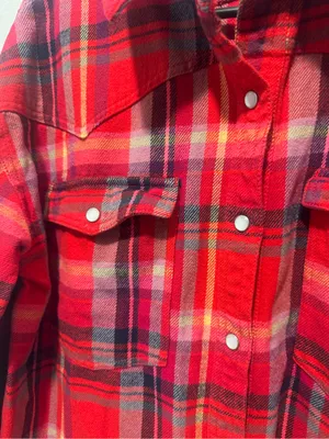 We The Free Plaid button down thumbnail 4