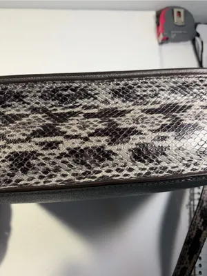 Coach Gray Leather Crossbody Bag - Silver Logo thumbnail 10