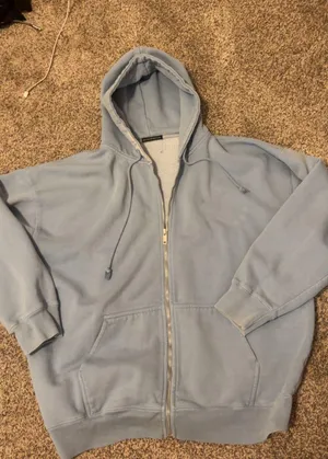 Brandy Melville Blue zip up thumbnail 1