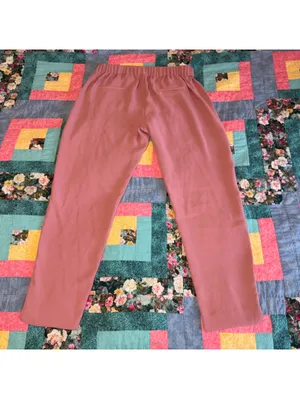 J.Crew $98 Pull On Easy Pant Woman’s Size 8 pink Ankle Length pants size 8 thumbnail 2